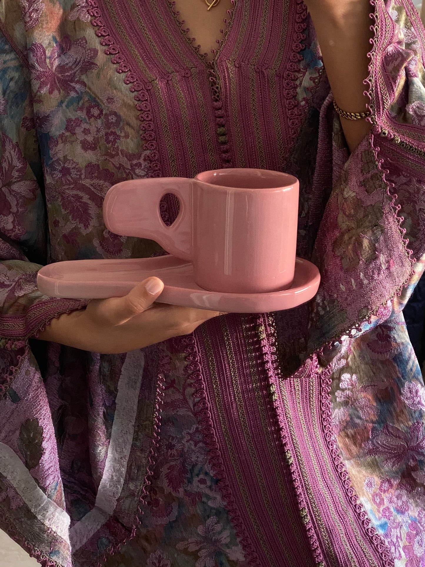 Mug & Tray - Light shades