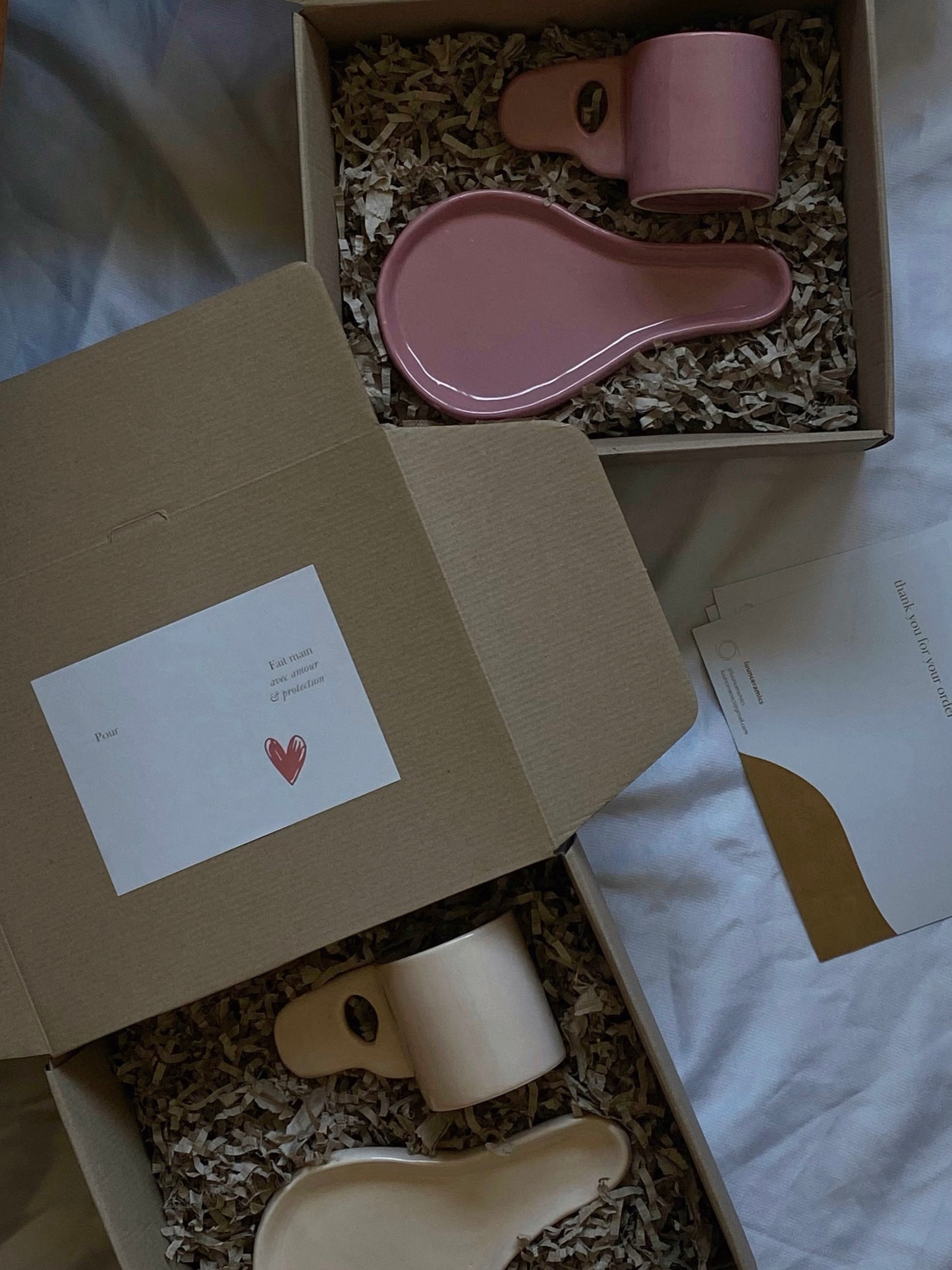 Mug & Tray - Light shades