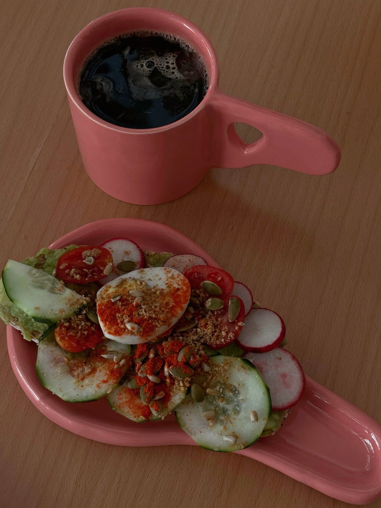 Mug & Tray - Light shades