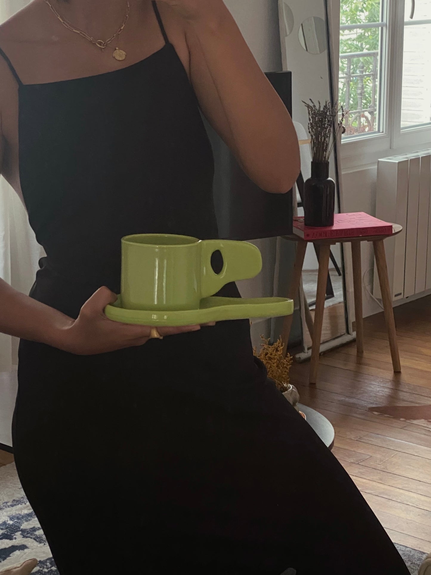 Mug & Tray - Light shades