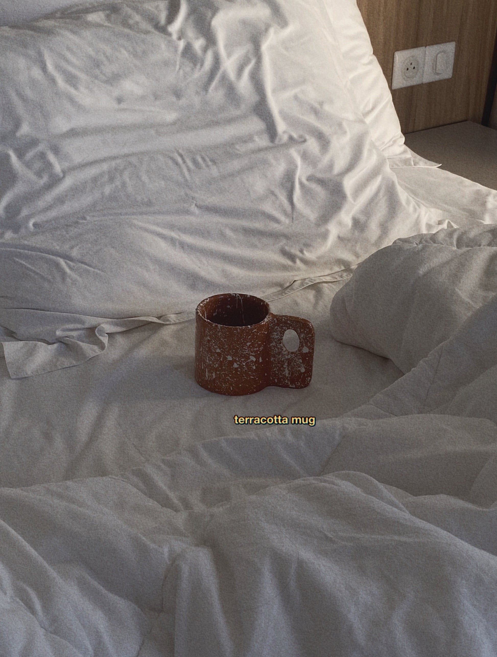 unique moroccan handmade ceramics plashed coffee mug terracotta with ceramic coating glaze made in morocco