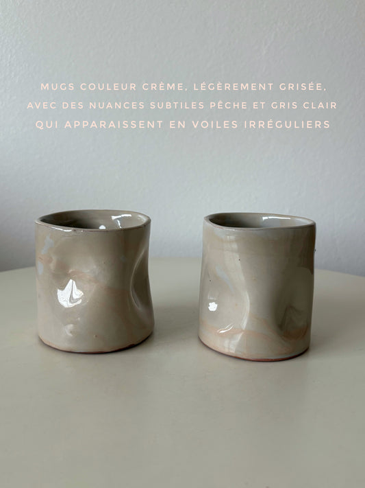 .Tasses crème - les imparfaites