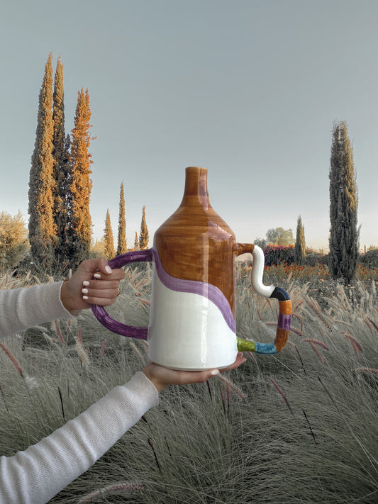 moroccan unique handmade ceramic traditional craftsmanship pottery colorful vase morocco